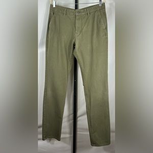 Taylrd Slim Fit Green Chino Pants 33 x 35